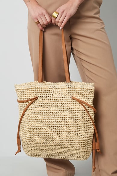 Beach Babe beach bag - beige h5 Picture2